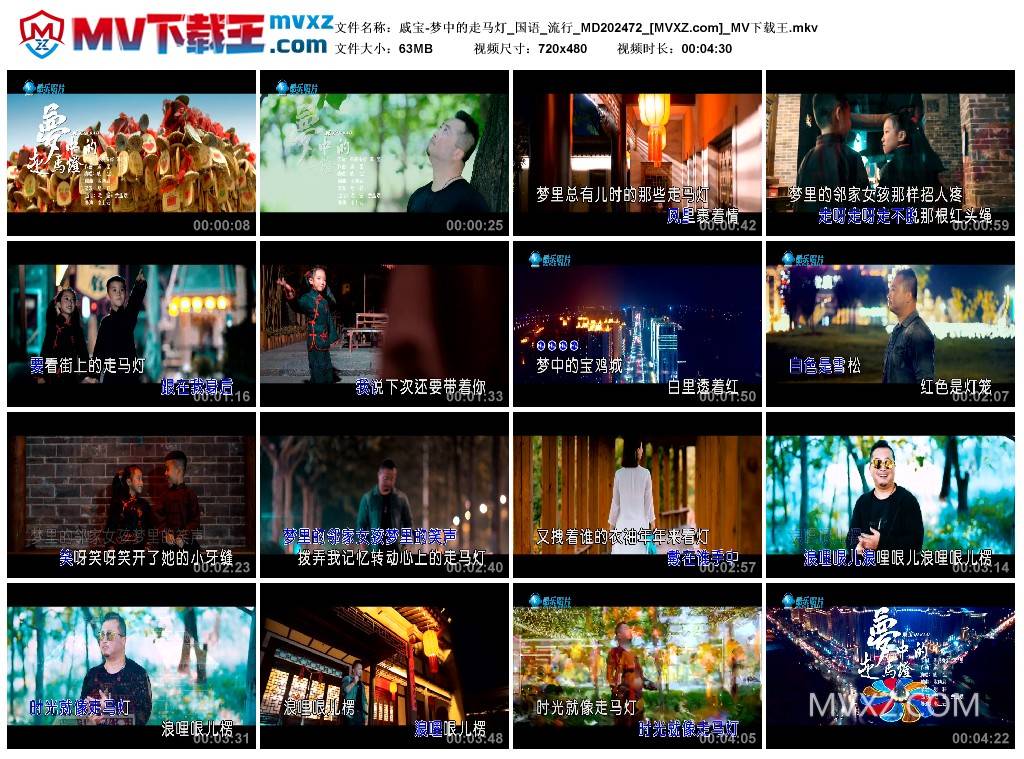 戚宝-梦中的走马灯_国语_流行_MD202472